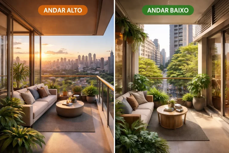 apartamento andar alto ou andar baixo como escolher