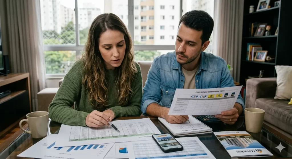 analisando qual a melhor taxa de juros  imobiliario