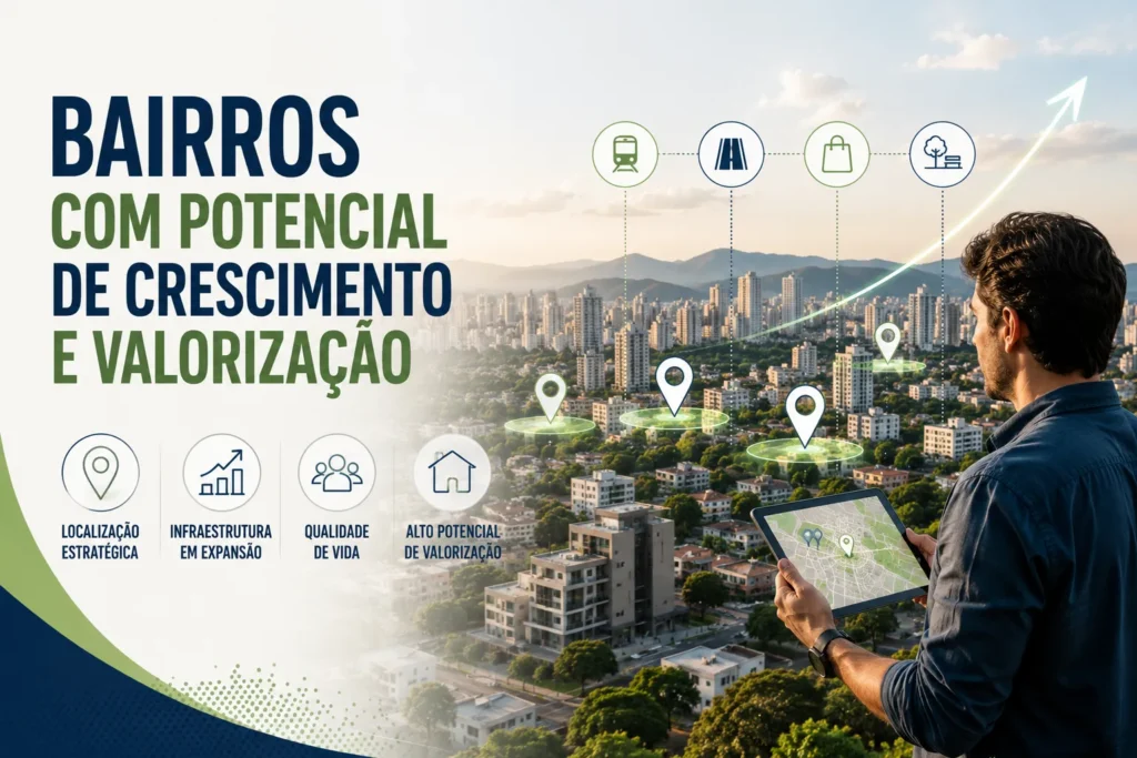 Bairros com Potencial de Crescimento e Valorização Imobiliária
