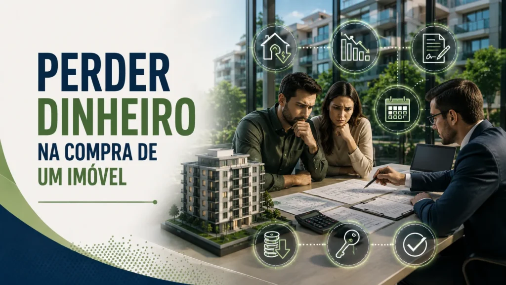 peder dinheiro na compra de um imóvel