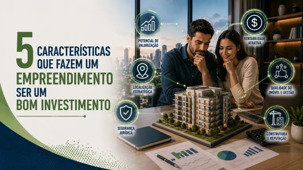 5 características que fazem um empreendimento ser um bom investimento