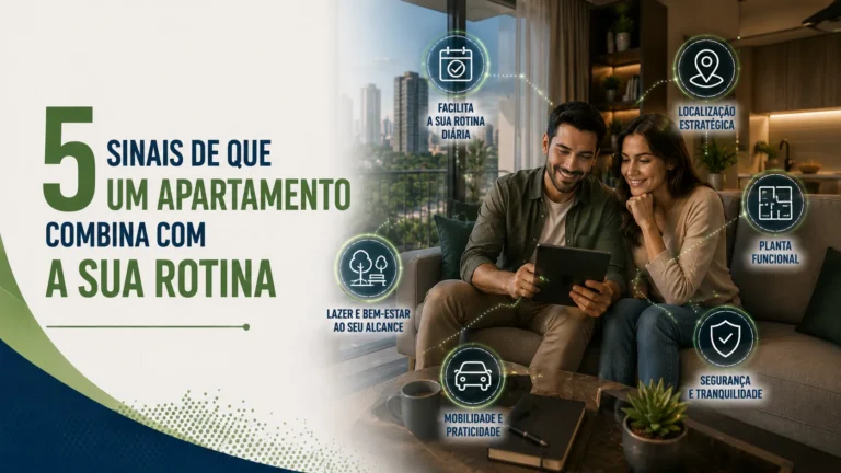 5 sinais de que um apartamento combina com a sua rotina