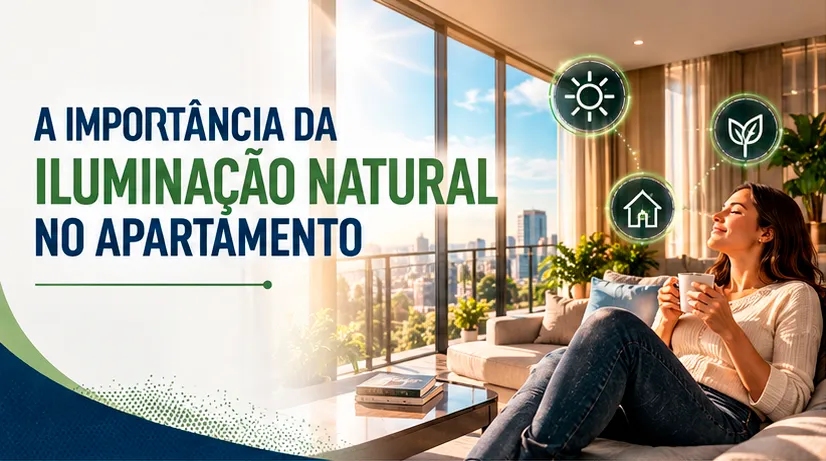 Por que a iluminação natural é importante em um apartamento